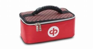 SGL Drakes Pride RED Crown Green/Flat Green 2 Ball Dual Bowls Bag **B4021**