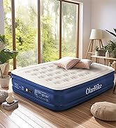 OlarHike Air Bed, Single Inflatable Mattress, Built in Electric Pump for 3 Mins Self Inflation, G...