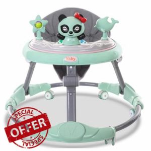 Baby Walker Foldable Multifunction with 6 Adjustable Heights