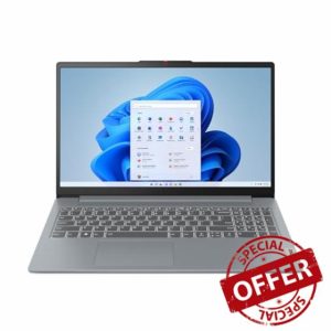 Lenovo IdeaPad Slim 3 | 15 inch Full HD Laptop | Intel Core i3-N305 | 8GB RAM | 128GB UFS | Windows 11 Home in S mode | Arctic Grey