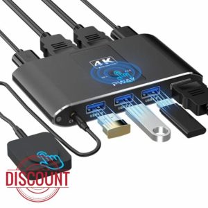 Kvm Switch HDMI 2 PC 1 Monitor