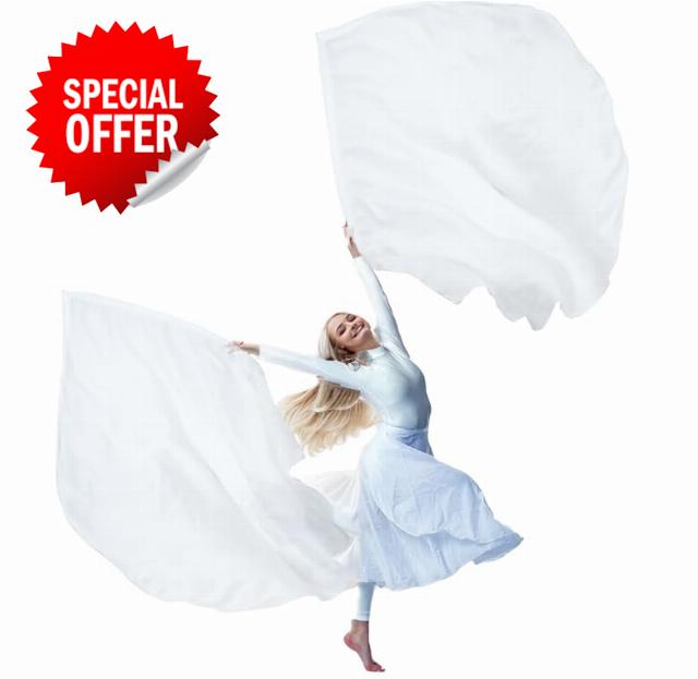 Baisdan 55" * 55" Worship Flags Angel Wing