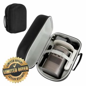 XINGFUDAO Hard Carrying Case for XGIMI MoGo Pro/MoGo 2 Pro & Multi-Angle Projector Stand 1080P Portable Projector