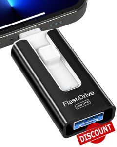 GNASEET USB Stick 256GB for Phone