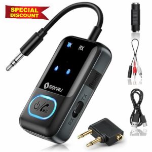 SONRU Bluetooth 5.3 Transmitter Receiver