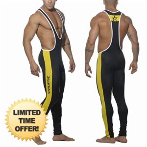 IUERVPS Man Wrestling Singlet Gym Suit - Tight Leotards Unitards Jogging Pants One piece Swimwear Full body bodywear Tights