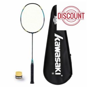 Kawasaki Badminton Racket Professional Graphite Lightweight High Tension Racquet for Attack & Defense-Passion P22 with Kawasaki String/Bag/Hand Grip