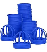 LVNRIDS 50 PCS Silicone Wristbands Rubber Bracelets 8 inch Length Sports Elastic Wristband Bracel...