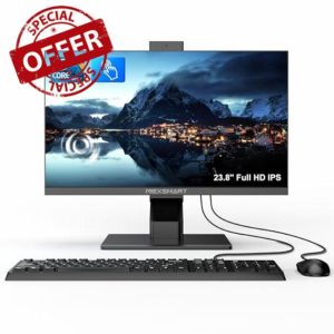 PC All-in-One Desktop Computer Core i7 (Up to 3.8GHz) 8GB RAM 512GB SSD Pop-up Webcam