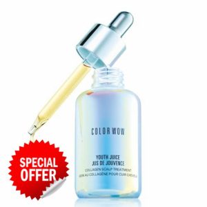 COLOR WOW Youth Juice Collagen Scalp Treatment – Supports scalp collagen to help keep hair follicles strong and elastic | Creates optimal conditions for growth + stronger