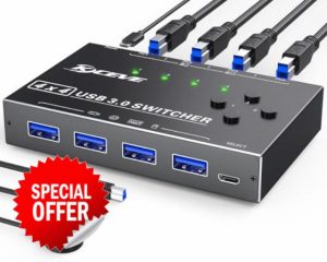 USB 3.0 Switch 4 Computers