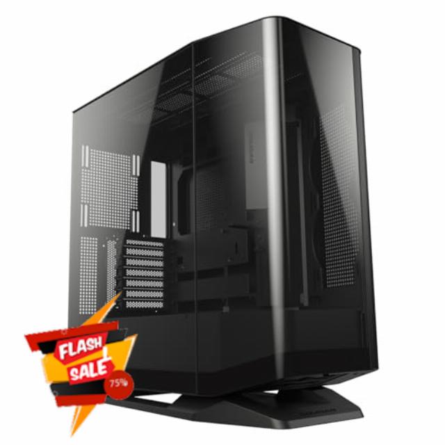 Cougar FV270 Curved Tempered Glass Mid Tower Black Case