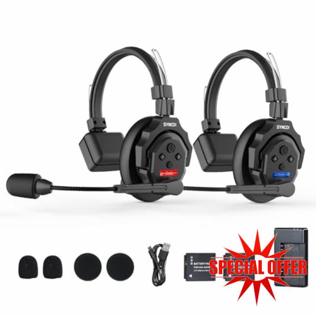 SYNCO Wireless Intercom Headset System
