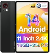 DOOGEE T30S Tablet 11'' Android 14 2024, 2.4K Tablet, 16(6+10) GB RAM 256GB ROM (1TB TF) Tablet, ...