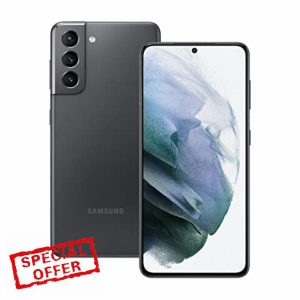 Samsung Galaxy S21 5G Smartphone SIM Free Android Mobile Phone Phantom Grey 128GB (Renewed)