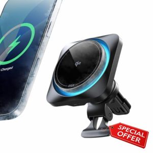 ESR for Qi2 15W MagSafe Car Mount Charger CryoBoost Phone Cooling