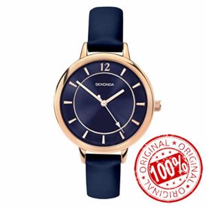 Sekonda 35mm Classic Women’s Rose Gold Case Analogue Quartz Watch