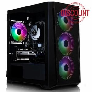 ADMI Gaming PC: Intel i5 12400F 4.40GHz • RTX 4060 Ti Graphics • 16GB 3200MHz DDR4 • 1TB SSD • Black Mesh RGB Case • WIFI • Windows 11