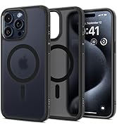 Spigen Ultra Hybrid MagFit Case for iPhone 15 Pro Max, Compatible with MagSafe Accessories - White