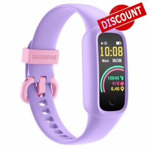 BIGGERFIVE Vigor 2 L Kids Fitness Tracker Watch for Boys Girls Ages 5-15