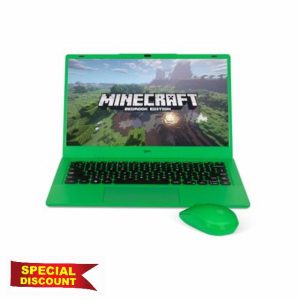 Geo GeoBook 14M Minecraft Edition Intel Alderlake N100 4GB RAM 128 GB SSD 14 inch Windows 11 Home Laptop Green - GE363