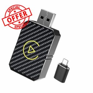 Wireless CarPlay Adapter UK 2024 Upgraded Plug & Play Wireless CarPlay Adapter for iPhone