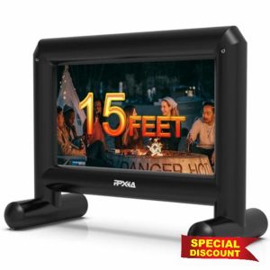 PPXIA Inflatable Movie Screen Outdoor Mega Projector Screen with Air Blower