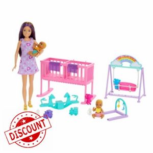 Barbie Skipper Doll & Nursery Playset with Accessories