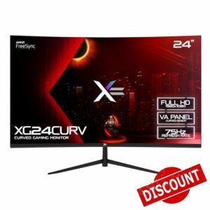 𝗫= 24 Inch Curved Gaming Monitor