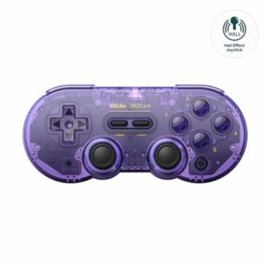 8BitDo SN30 Pro Wireless Bluetooth Controller with Joysticks Rumble Vibration USB-C Cable Gamepad Compatible with Switch