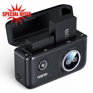 llano 2-Pack NP-W126S Batteries and 18W Fast Charger for Fujifilm NP-W126S NP-W126