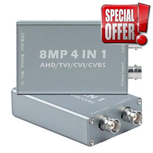 8MP 4-in-1 Video Capture Card