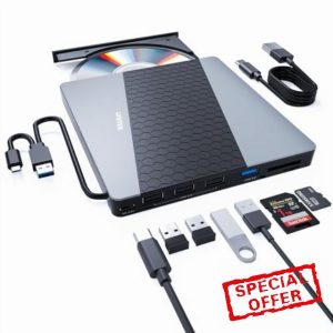 Unitek External CD DVD Drive