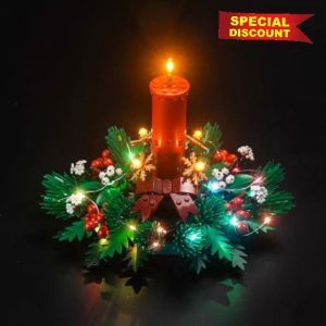 Led Light Set Compatible with Lego Christmas Table Decoration (No Model)
