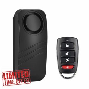 Bike Alarm Wireless Vibration Sensors: Motorcycle Alarm with Remote