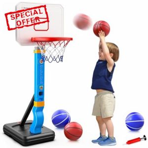 Hot Bee Toddler Basketball Hoop