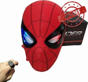 AJVAAIAC Spider Hero Mask Remote Control Movable Mechanical Eyes