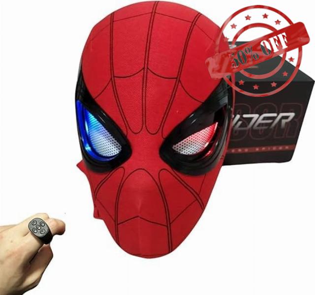 AJVAAIAC Spider Hero Mask Remote Control Movable Mechanical Eyes