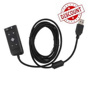 USB to 3.5mm Jack Audio Adapter