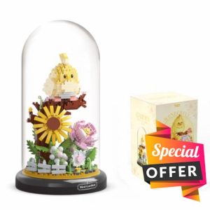 Aigidusansu Flower Bouquet and Bird Building Kit