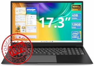 Naclud Laptop 17.3 Inch 4GB RAM 128GB SSD