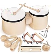 Kids Musical Instruments Baby Musical Instrument Toddler Toys Wooden Toys Baby Maracas Percussion...