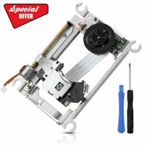 Gorliskl TDP182W Laser Deck Optical Drive Assembly for Playstation 2 Slim SCPH-70000 7000X 7000# Series PS2 Slim Console Replaceme