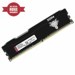 DDR4 2666MHz 16GB Desktop RAM PC4-21300 UDIMM Non-ECC Unbuffered 1.2V 288-Pin CL19 PC Computer Memory Upgrade Module Kit (Black)