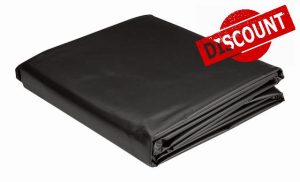 B2C Extra thick pond liner Heavy Duty Durable HDPE 25 year warranty 200gsm - 035mm thick ***FREE UNDERLAY*** (4m x 4m (13'x13'))