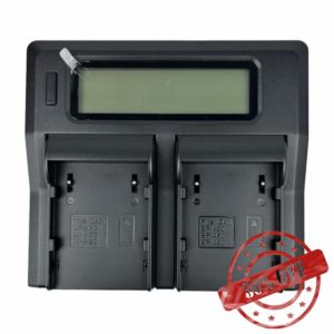 Dual LCD Camera Battery Quick Charger for BP-A30 BP-A60 BP-A90 Battery