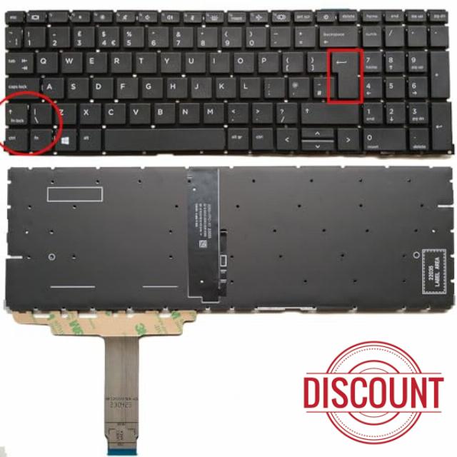 XINDIKBHUB UK Keyboard for HP Probook 440 G8 445 G8 -with Backli