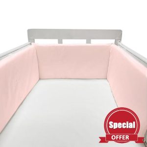 Cot Bumper Breathable Crib Bumper Breathable Mesh Cot Liner Crib Rail Cover Baby Crib Bumper Baby Boys Girls Nursery Breathable Crib Bedding Baby Bed Bumpe