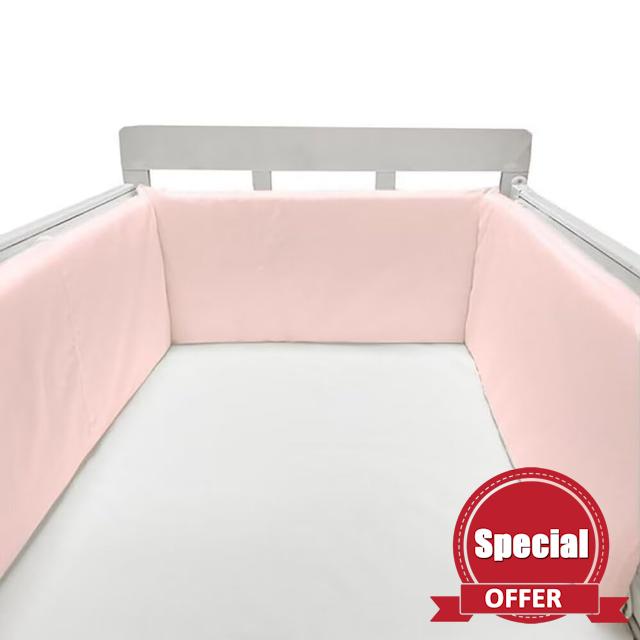 Cot Bumper Breathable Crib Bumper Breathable Mesh Cot Liner Crib Rail Cover Baby Crib Bumper Baby Boys Girls Nursery Breathable Crib Bedding Baby Bed Bumpe