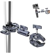 SMALLRIG Super Clamp with Ballhead, Camera Mount Clamp, Quick Release Adapter for Gopro, Camera M...